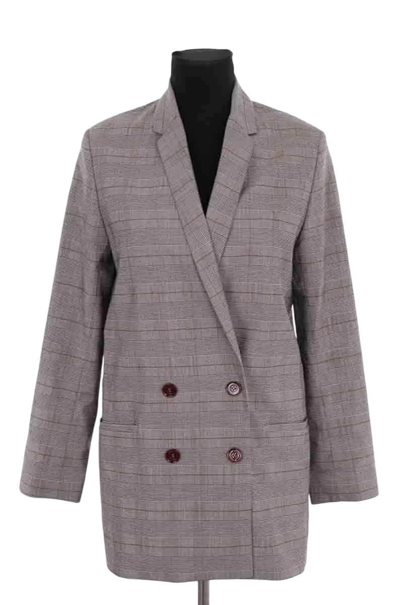 Blazer Sessun Oscar W Gris en Synthétique, taille XS - Seconde Main