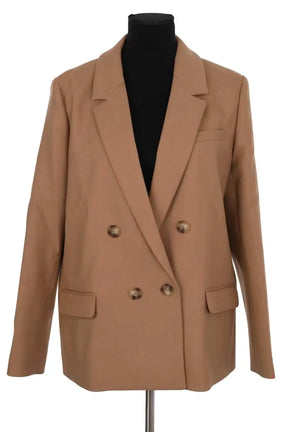 Blazer Sézane Christie Camel en Synthétique, taille XL - Seconde Main