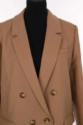 Blazer Sézane Christie Camel en Synthétique
