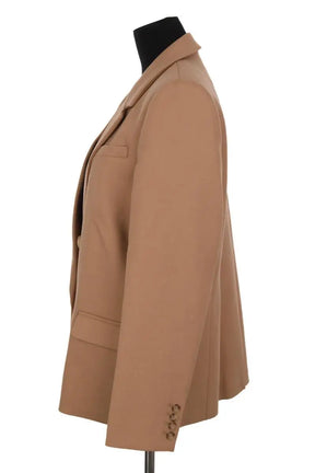 Blazer Sézane Christie Camel en Synthétique