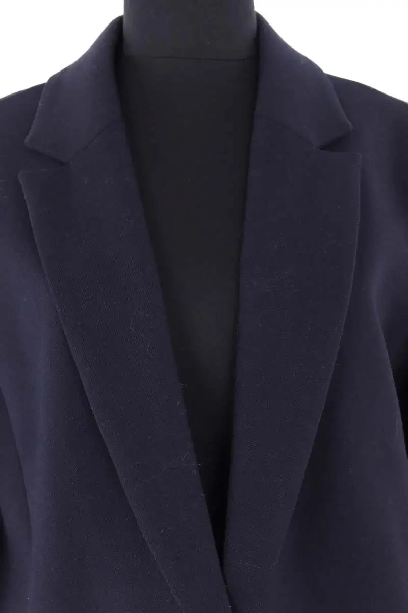 Blazer Sézane Marine en Synthétique