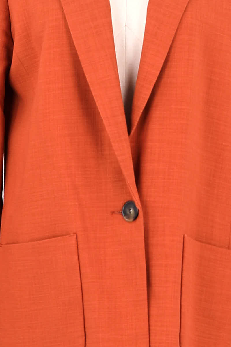 Blazer Sézane Orange en Viscose