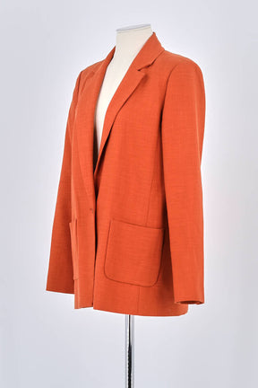 Blazer Sézane Orange en Viscose