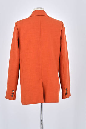 Blazer Sézane Orange en Viscose