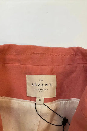 Blazer Sézane Rose en Lin