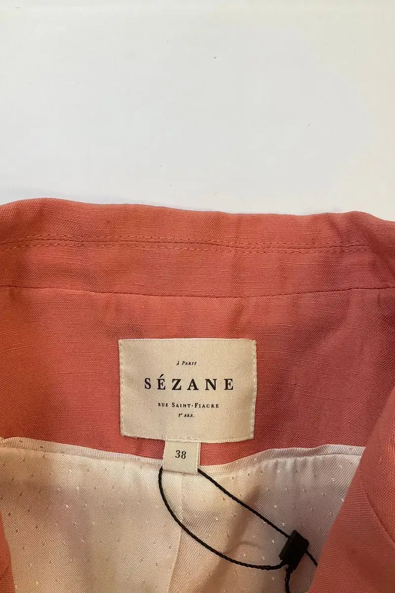 Blazer Sézane Rose en Lin