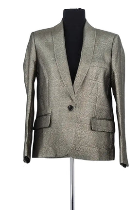 Blazer Soeur Doré en Coton, taille S - Seconde Main
