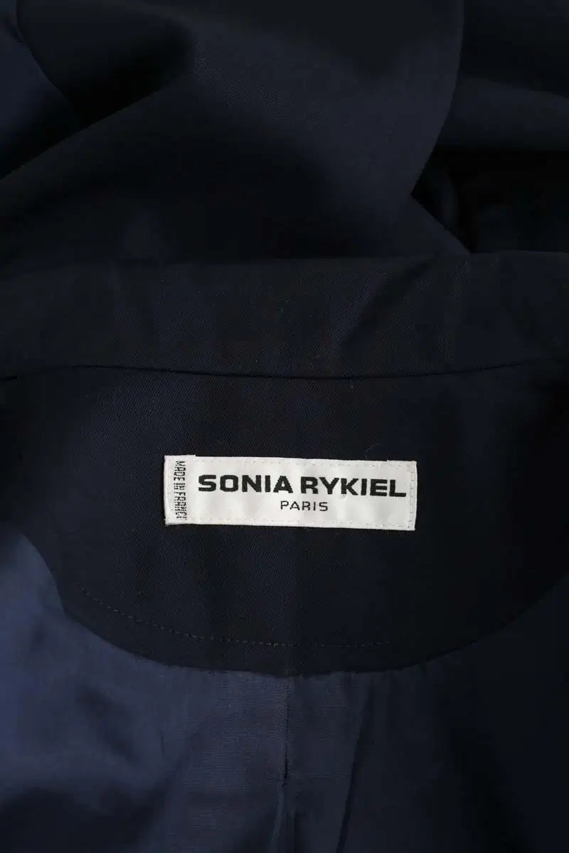 Blazer Sonia Rykiel Bleu en Synthétique