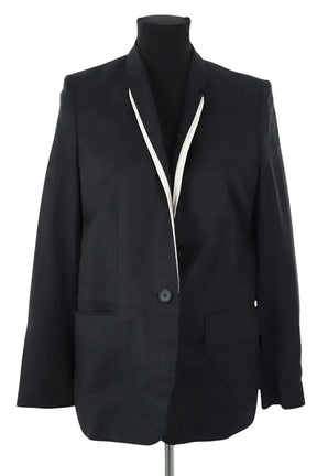 Blazer Stella McCartney Noir en Lin, taille S - Seconde Main