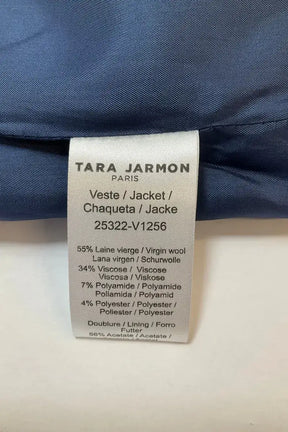 Blazer Tara Jarmon Anthracite en Laine