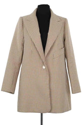Blazer Tara Jarmon Jaune en Synthétique, taille S - Seconde Main