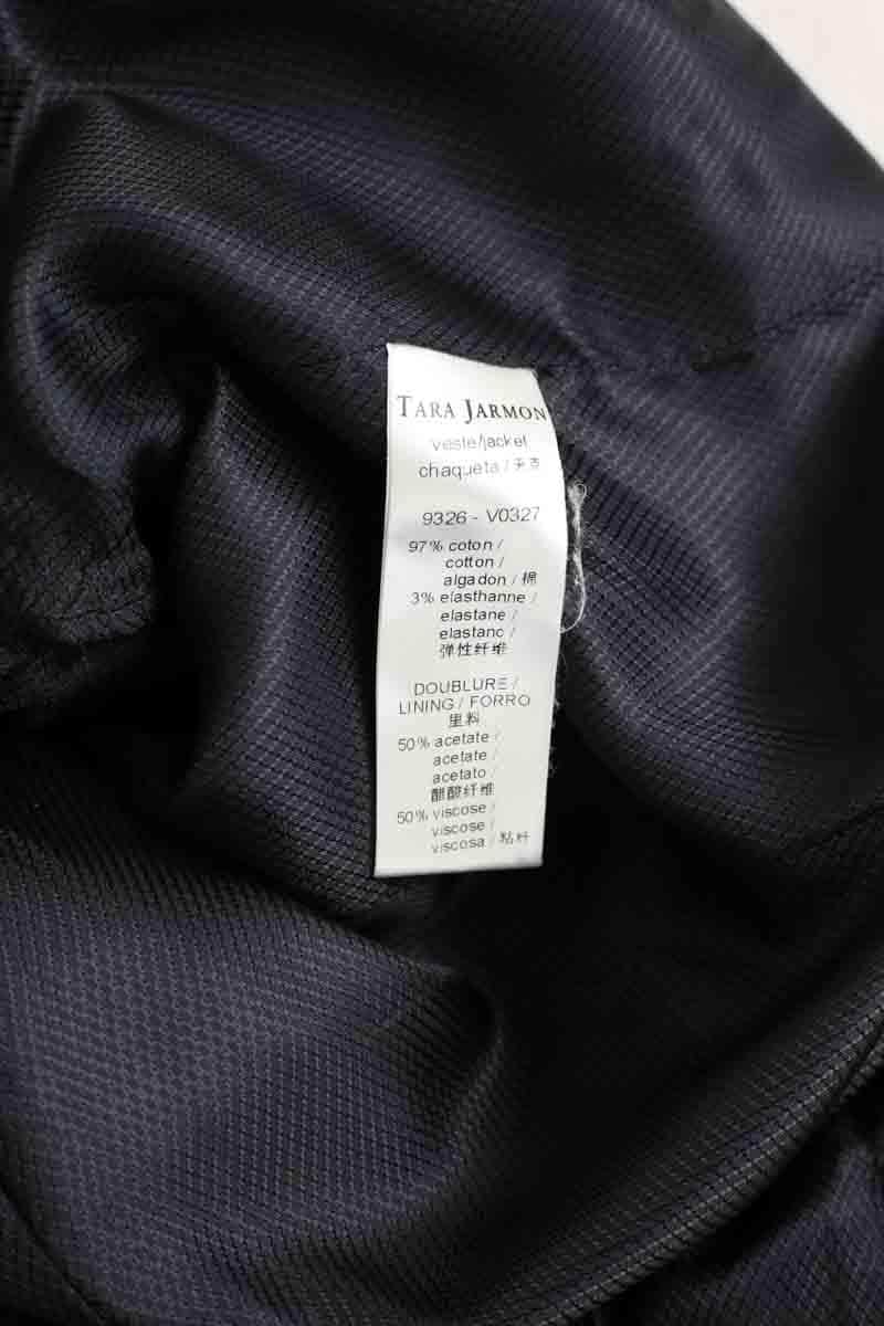 Blazer Tara Jarmon Noir en Velours
