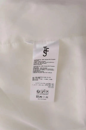 Blazer The Frankie Shop Blanc en Viscose