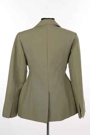 Blazer The Frankie Shop Colette hourglass blazer Vert en Coton