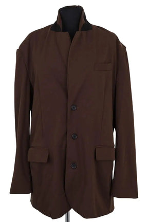Blazer The Frankie Shop Marron en Synthétique, taille TU - Seconde Main