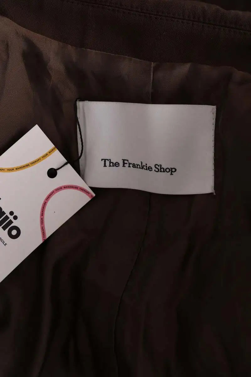 Blazer The Frankie Shop Marron en Synthétique