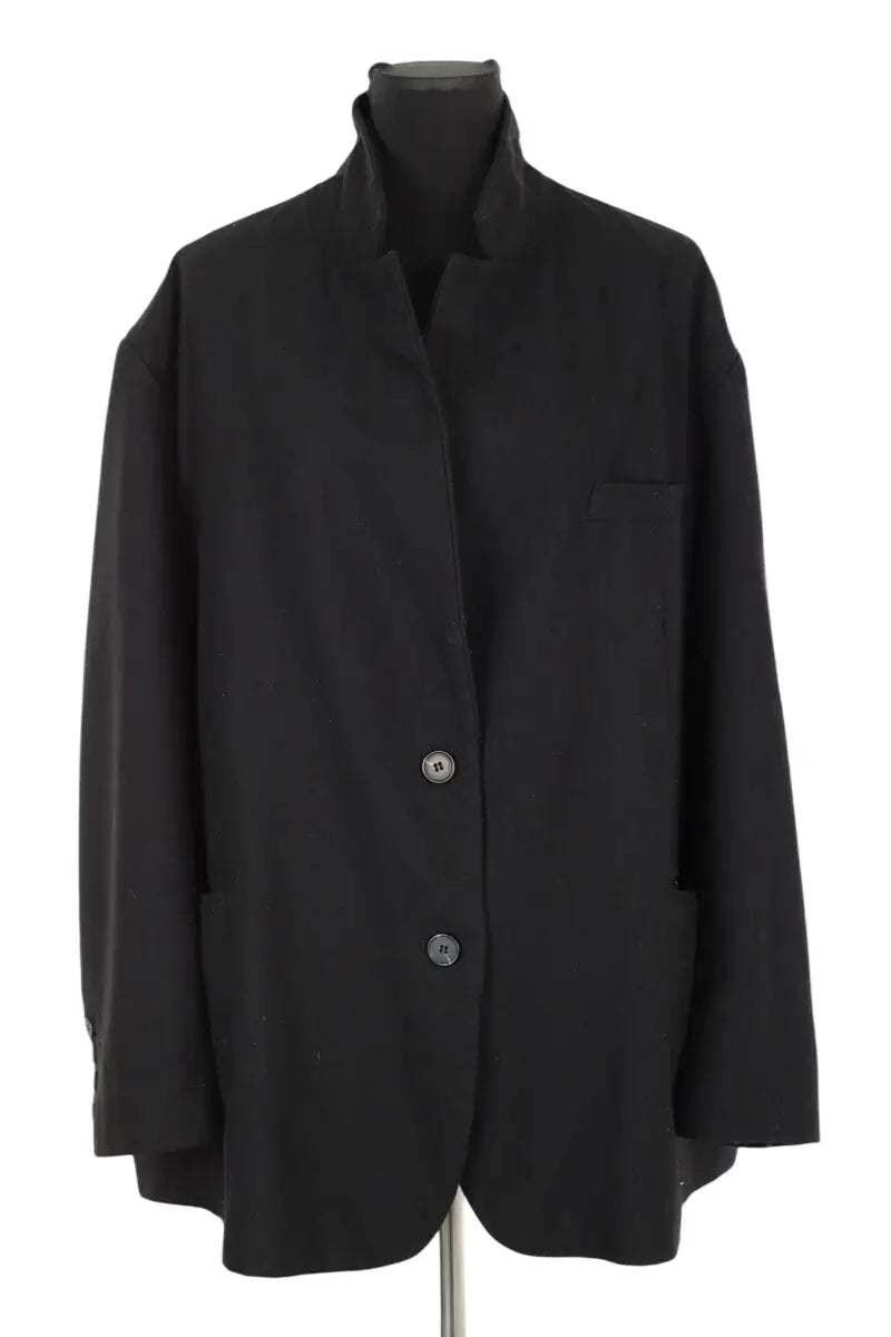 Blazer The Frankie Shop Noir en Synthétique, taille S - Seconde Main