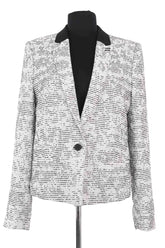 Blazer The Kooples Blanc en Synthétique, taille M - Seconde Main