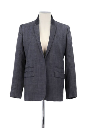 Blazer The Kooples Gris en Laine, taille L - Seconde Main
