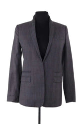 Blazer The Kooples Gris en Laine, taille XS - Seconde Main