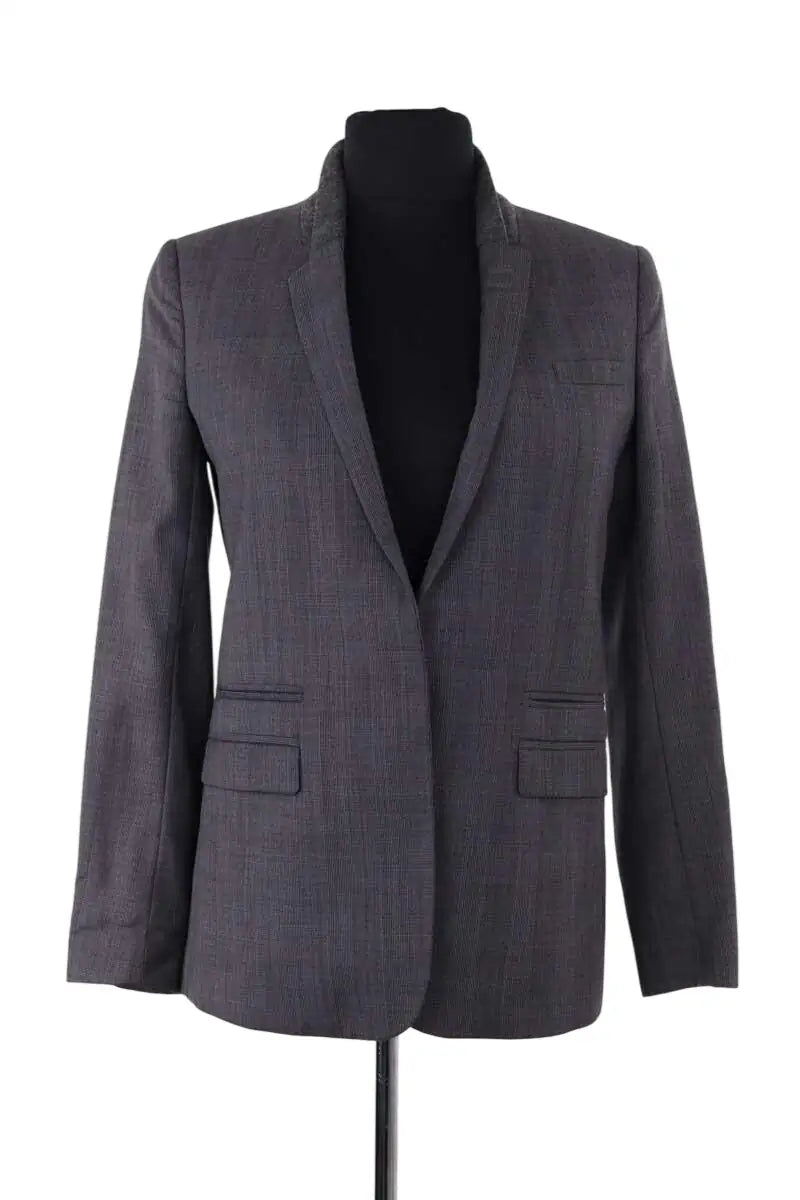 Blazer The Kooples Gris en Laine, taille XS - Seconde Main