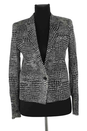Blazer The Kooples Noir en Coton, taille S - Seconde Main