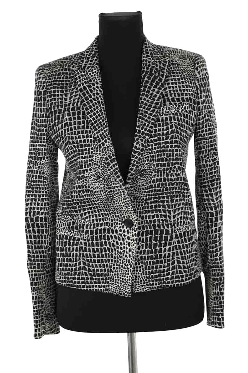 Blazer The Kooples Noir en Coton, taille S - Seconde Main