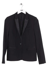 Blazer The Kooples Noir en Laine, taille S - Seconde Main