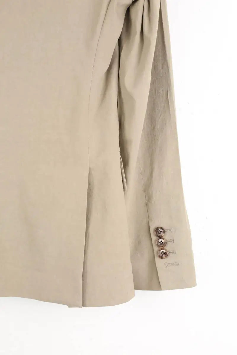 Blazer Theory Beige en Lin
