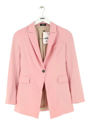 Blazer Theory Rose en Synthétique, taille XS - Seconde Main