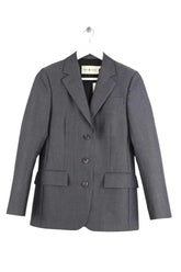Blazer Tory Burch Gris en Laine, taille XS - Seconde Main