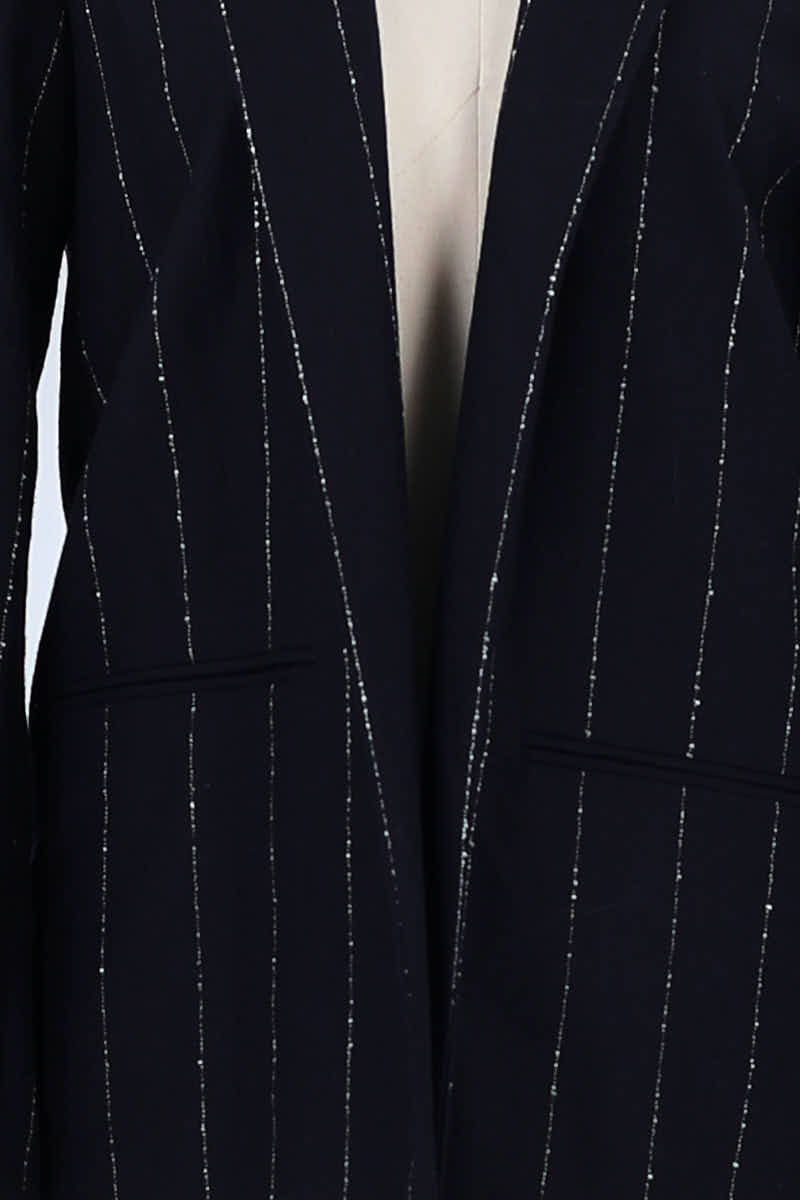 Blazer Valentine Gauthier Marine en Laine