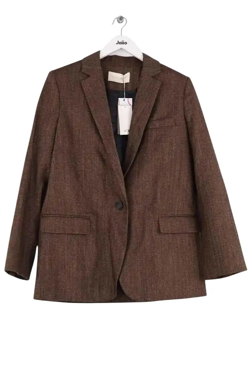 Blazer Vanessa Bruno Marron en Laine, taille M - Seconde Main