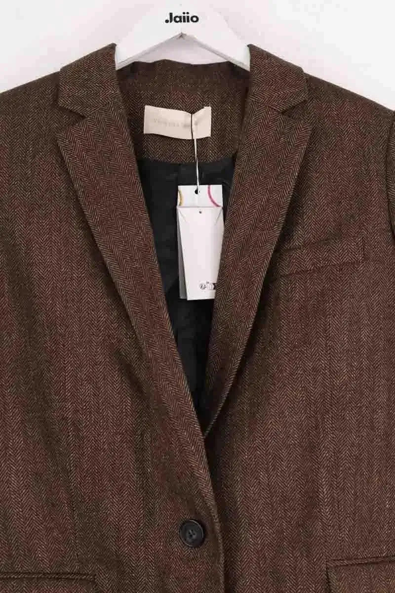 Blazer Vanessa Bruno Marron en Laine