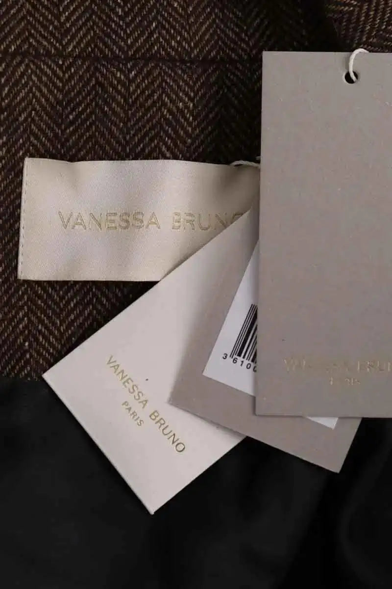 Blazer Vanessa Bruno Marron en Laine