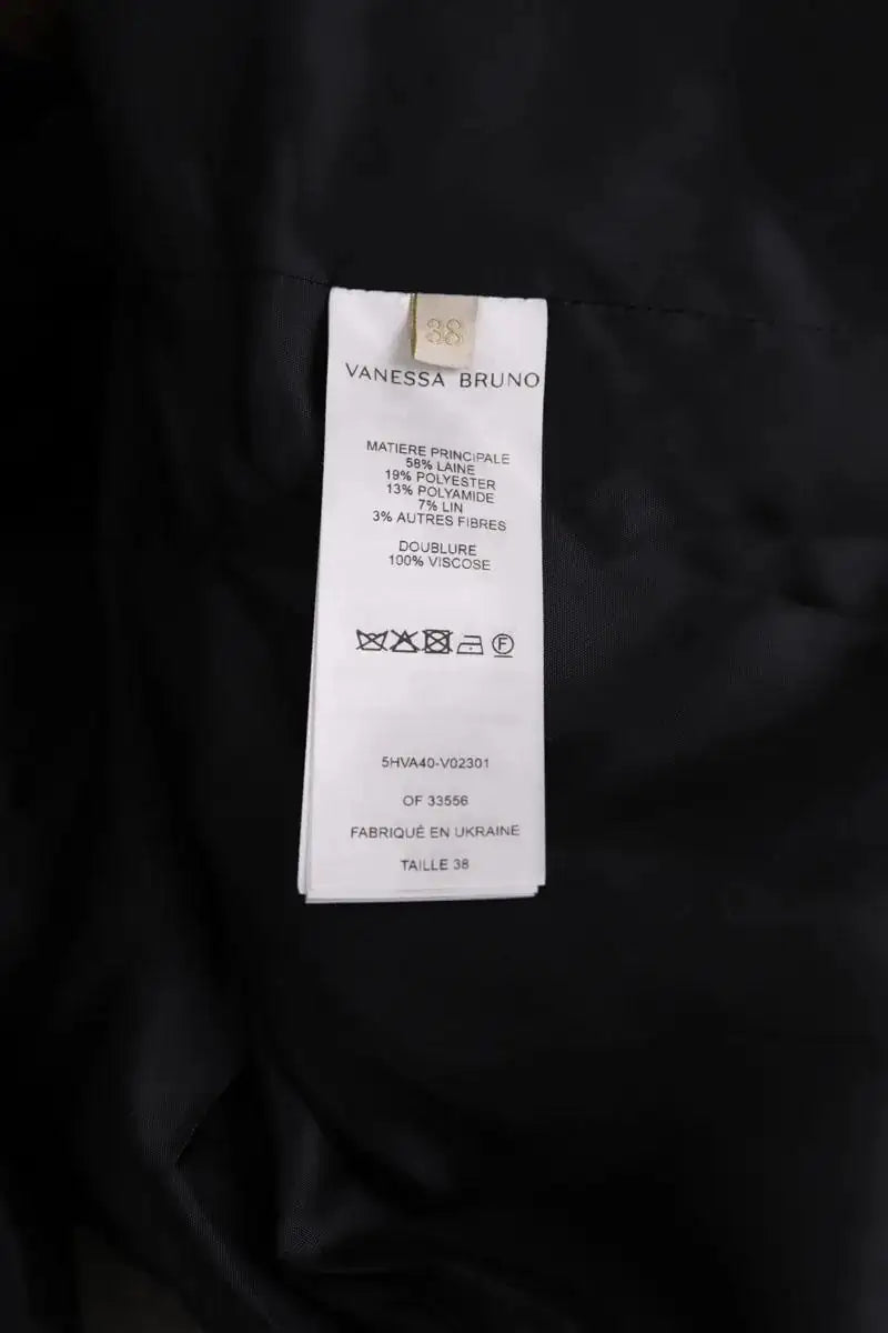 Blazer Vanessa Bruno Marron en Laine