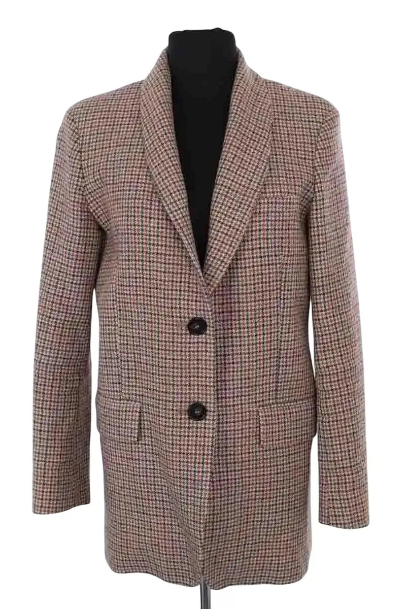Blazer Vanessa Bruno Marron en Laine, taille S - Seconde Main