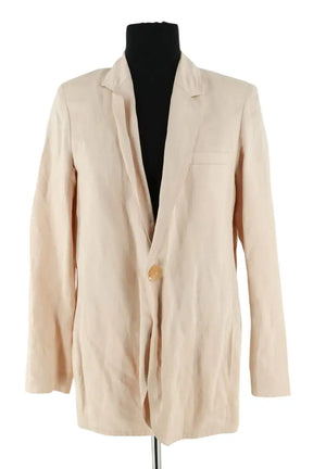 Blazer Vanessa Bruno Rose en Lin, taille S - Seconde Main