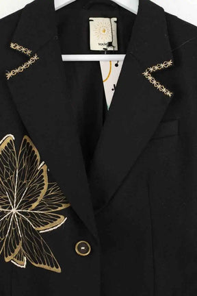 Blazer Younic By Dina Noir en Synthétique