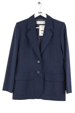Blazer Yves Saint Laurent Bleu en Laine, taille M - Seconde Main