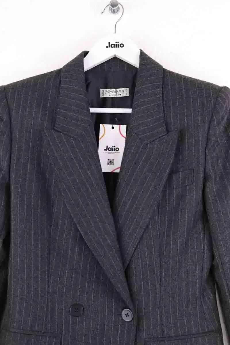 Blazer Yves Saint Laurent Gris en Laine