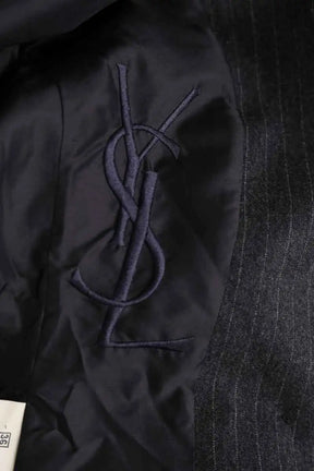 Blazer Yves Saint Laurent Gris en Laine