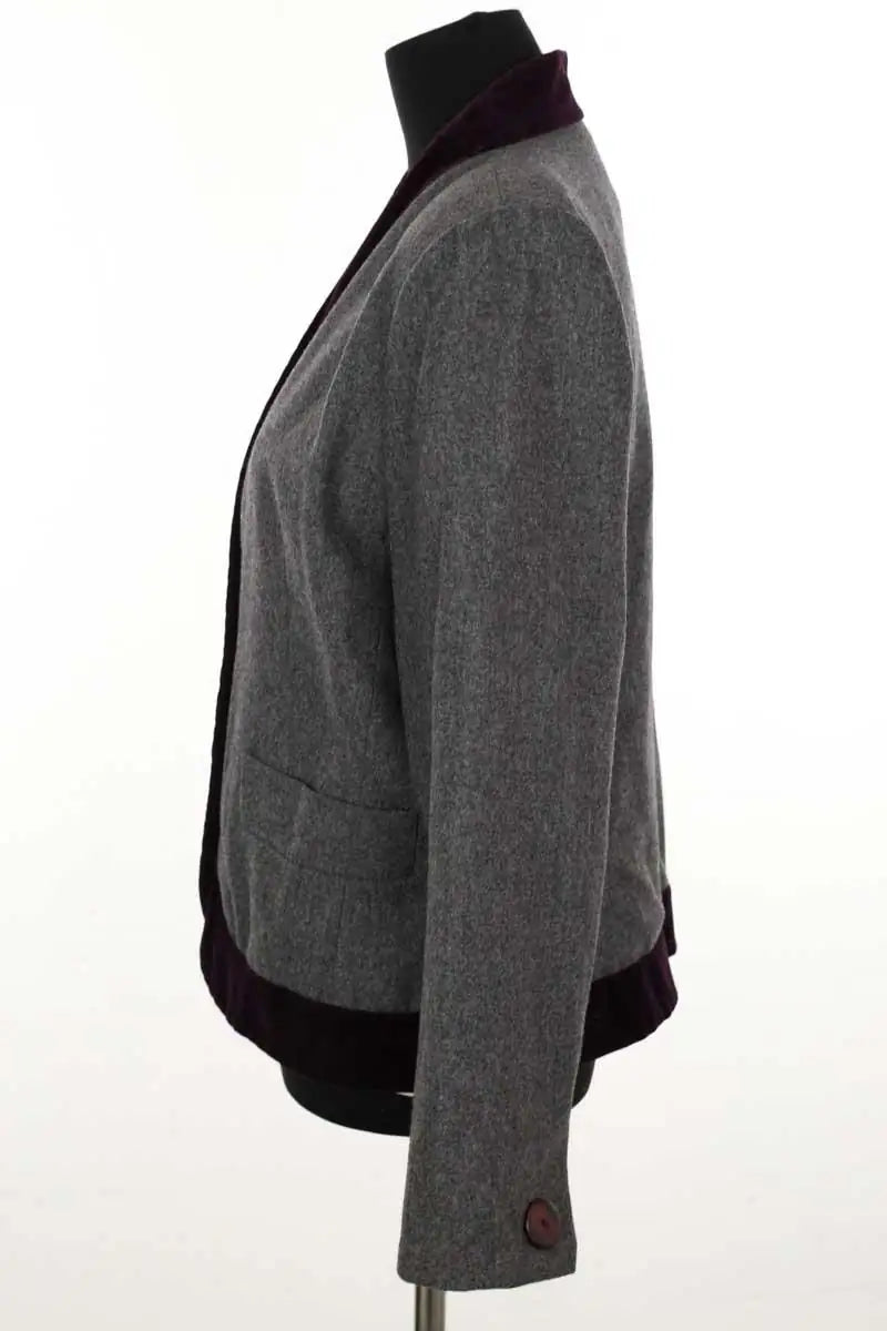 Blazer Yves Saint Laurent Gris en Laine