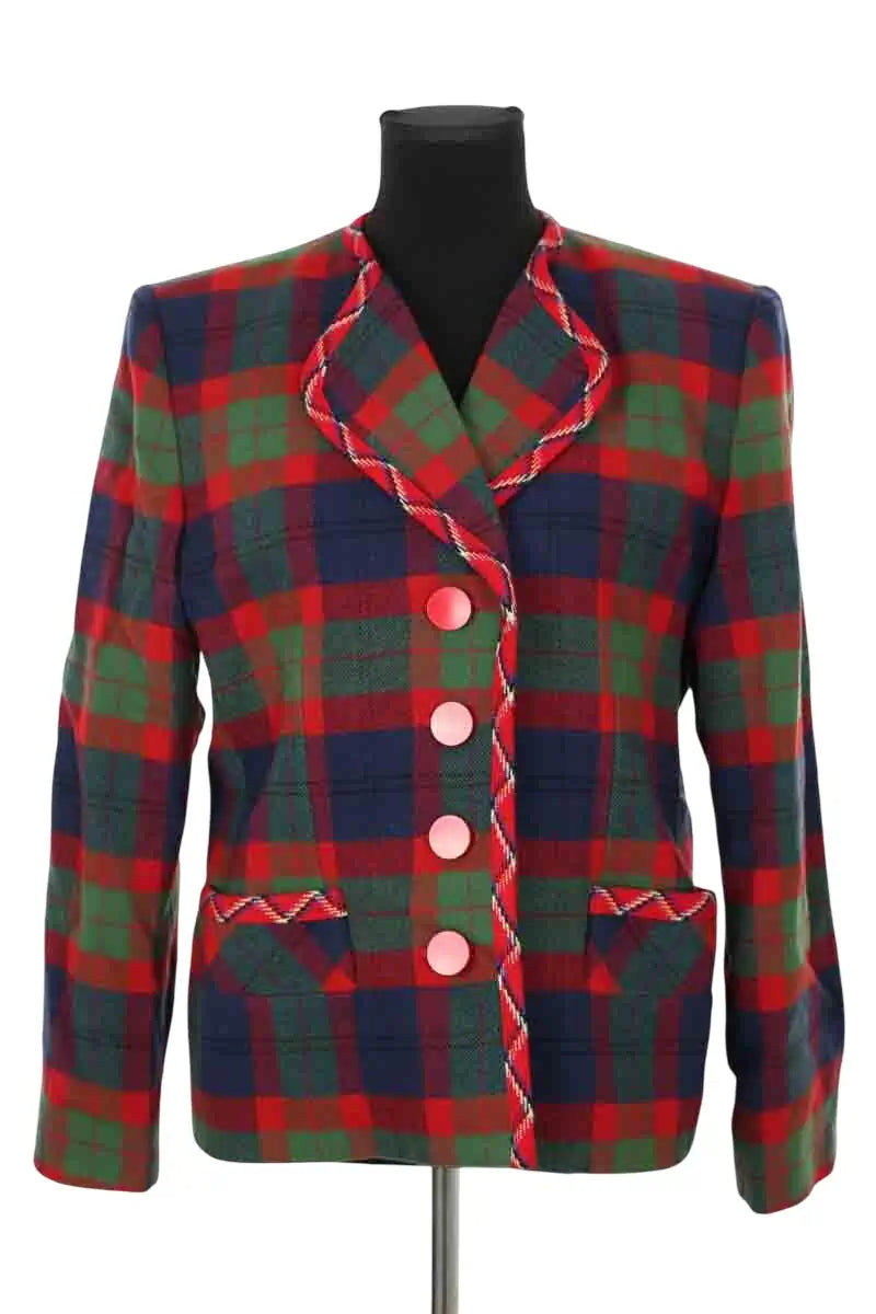 Blazer Yves Saint Laurent Multicolore en Laine, taille XXL - Seconde Main