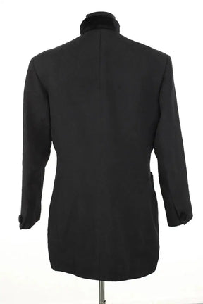 Blazer Yves Saint Laurent Noir en Coton