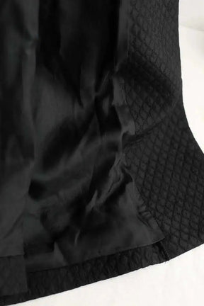 Blazer Yves Saint Laurent Noir en Coton