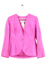 Blazer Yves Saint Laurent Rose en Soie, taille M - Seconde Main