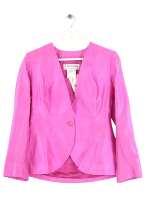 Blazer Yves Saint Laurent Rose en Soie, taille M - Seconde Main