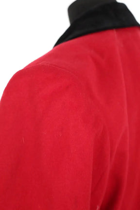 Blazer Yves Saint Laurent Rouge en Laine