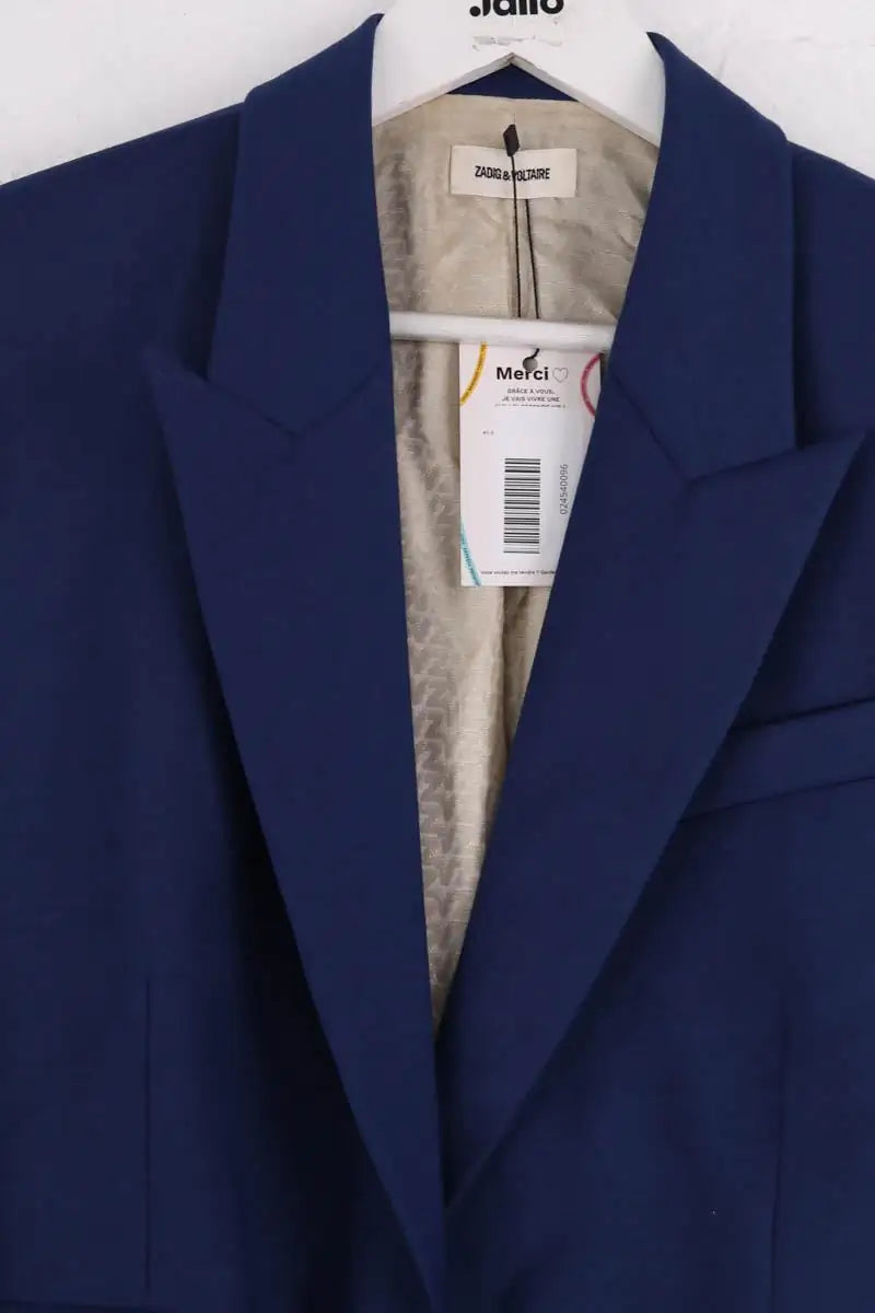Blazer Zadig & Voltaire Bleu en Synthétique